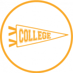 icon with college pennant