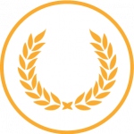 College 3 icon with laurel leaves
